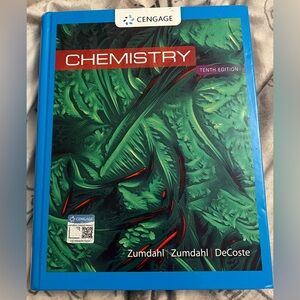 Cengage Chemistry textbook. Tenth edition in great condition